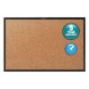 Quartet® Black Aluminum Classic Cork Bulletin Board 96" X 48" -Print And File 113730 WebOnly Lg