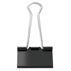 Office Depot® Black Heavy-Duty Binder Clip, Package Of 48