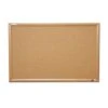 Skilcraft Quartet Cork Board, 36 X 48, Oak Frame -Print And File 144877 w MainProductImage Lg