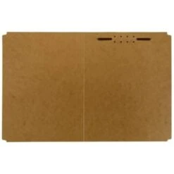 Skilcraft Paperboard File Folders, Straight Tab, Letter Size, Kraft, Box Of 100