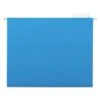 Skilcraft Hanging File Folder, Letter Size, 1/5-Cut Tab (Blue) (25-Pack)
