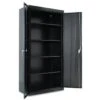 Alera® Assembled 72" High Storage Cabinet, W/adjustable Shelves, 36"x18", Black