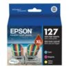 Epson® 127 Durabrite Ultra Ink Cartridge, Tri-Color Package Of 3