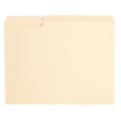 Office Depot® Manila 1/3-Cut Reinforced File Folder Pack Of 100