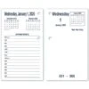 Skilcraft Type Ii Calendar Pad 6 X 3.5 White/blue Jan-Dec 2023