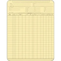 Tenant Ledger Pegboard Form, Package Of 100