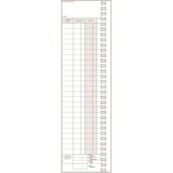 Rent Deposit Ticket Pegboard Form, Package Of 100