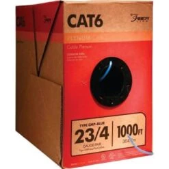 Southwire 1000' Blue 23/4 Solid Cu Cat6 Cmp Data Cable