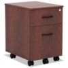 Alera Valencia Series Mobile B/f Pedestal File Cabinet (Med. Cherry)