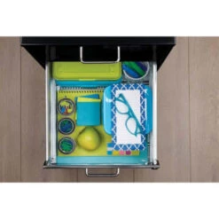 Space Solutions 18" Deep 2 Drawer Mobile Letter Width Vertical File Cabinet, Black -Print And File 287898 DetailedProductView4 Lg