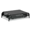 Safco Powered Onyx™ Monitor Stand, 18.25" X 11.75" X 4.5", Black -Print And File 297505 MainProductImage Lg