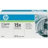 HP 15X Toner Cartridge, Model C7115X, Black