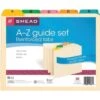 Smead® Manila A-Z File Guides, Color Tabs, Letter Size, Package Of 25 -Print And File 316159 Lg