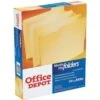 Office Depot Letter File Folder, Box Of 100 -Print And File 316184 Lg