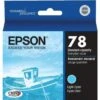 Epson® 78 / T078520 Claria Hi-Definition Ink Cartridge, Light Cyan