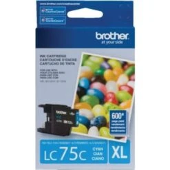 Brother® Lc75c Ink Cartridge, Cyan