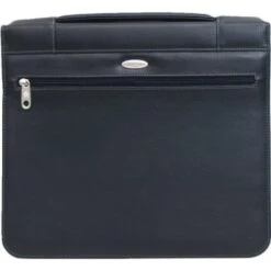 Samsonite® Zip-Around Vinyl 3-Ring Padfolio, Black