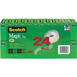 Scotch® Magic™ 810 Tape Value Pack, 3/4" X 1,000", Package Of 24 Rolls