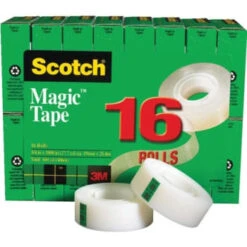 Scotch® Magic™ 810 Tape, 3/4" X 1000', Package Of 16 Rolls