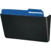 Office Depot Single Wall Pocket, Letter Size, Black -Print And File 317709 V Lg