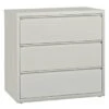 Hirsh 42 " W Light Gray 3-Drawer Lateral File Cabinet -Print And File 329529 MainProductImage Lg