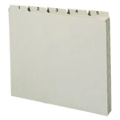 Smead® Gray/green Letter Size Preprinted Pressboard 1-31 Daily File Guide