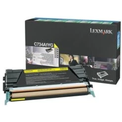 Lexmark™ C734A1YG Standard Yield Yellow Toner Cartridge