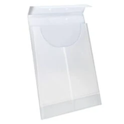 Smead® 2-Hole Punched Clear Poly Retention Jacket, Package Of 24