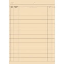 Maintenance Ledger Pegboard, Package Of 100