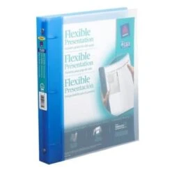 Avery® Blue Flexible View Binder With 1 Inch Rings