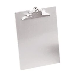 Saunders Silver Aluminum Clipboard 8-1/2" X 12"