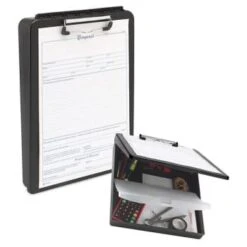 Office Depot® Black Binder Box Storage Clipboard 8-1/2 X 12inch
