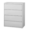 Workpro® 4-Drawer Light Gray Steel Lateral File Cabinet 42 Inch W