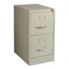 Realspace® 2-Drawer Putty Metal Vertical File Cabinet -Print And File 738659 w MainProductImage BUS Lg