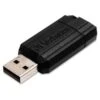 Verbatim® Store 'n' Go 8 Gb Black Pinstripe Usb Drive -Print And File 738710 w MainProductImage BUS Lg