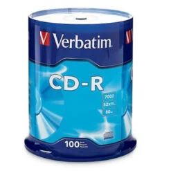 Verbatim® 700 Mb Cd-R Recordable Media Spindle, Package Of 100