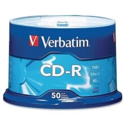 Verbatim® 700 Mb Cd-R Spindle, Package Of 50