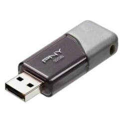 Pny® 32 Gb Black/silver Turbo Usb 3.0 Flash Drive
