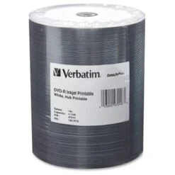 Verbatim® White Dvd-R Printable Disc Spindle, Package Of 100