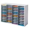 Fellowes® Dove Gray 48-Compartment Literature Organizer