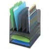 SAFCO® Onyx Steel Mesh Desk Organizer -Print And File 739103 w MainProductImage BUS Lg
