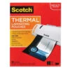 Scotch® 3 Mil Clear Thermal Laminating Pouches, Package Of 12
