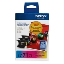 Brother® Lc71 Cyan Ink Cartridge, Package Of 3