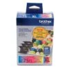 Brother® Lc75 Cyan/magenta/yellow Ink Cartridges, Package Of 3
