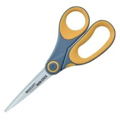 Westcott® Gray/yellow Titanium Bonded Non-Stick Scissor 8"