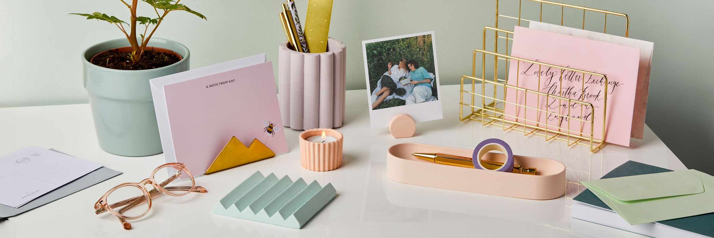 Print And File -Print And File Martha Brook Stationery Desk Accessories wide